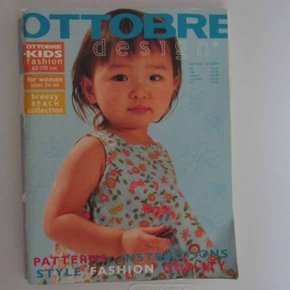 3 Ottobre Design Finland Sewing Pattern Magazines - Picture 4 of 4